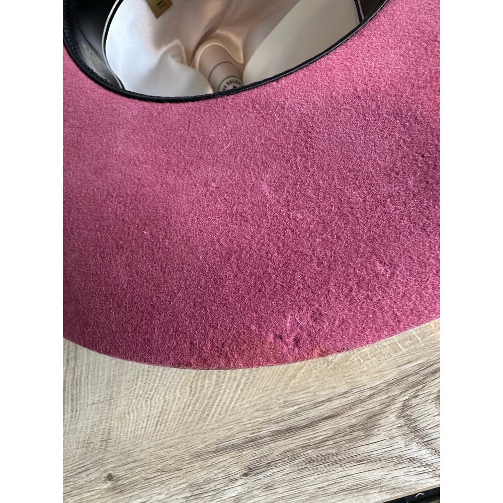 Vintage Dyna Felt USA Made Western Boho Hat Pink - Picture 13 of 14
